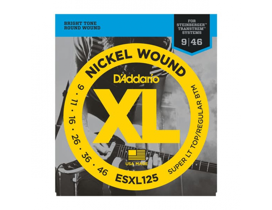 фото Струны для электрогитары headless d'addario esxl125