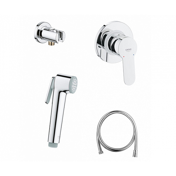 

Смеситель с гигиеническим душем Grohe 124898, Серебристый, 124898Gr