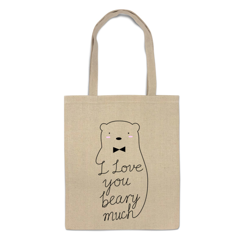 

Сумка-шоппер Printio I love you beary much, 1107109