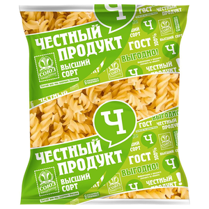 

Макароны Честный продукт Спиральки 400г