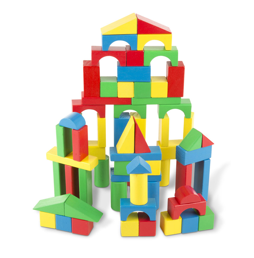 фото Набор цветных блоков (100 дет.) melissa & doug