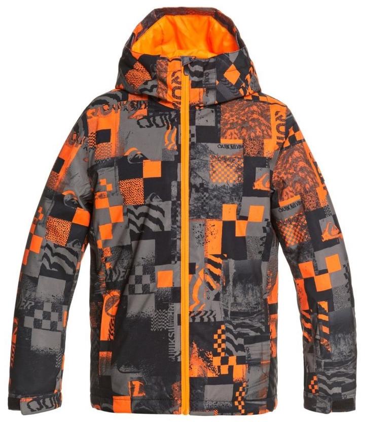 фото Куртка сноубордическая quiksilver 2020-21 morton youth shocking orange radpack (возраст:8)
