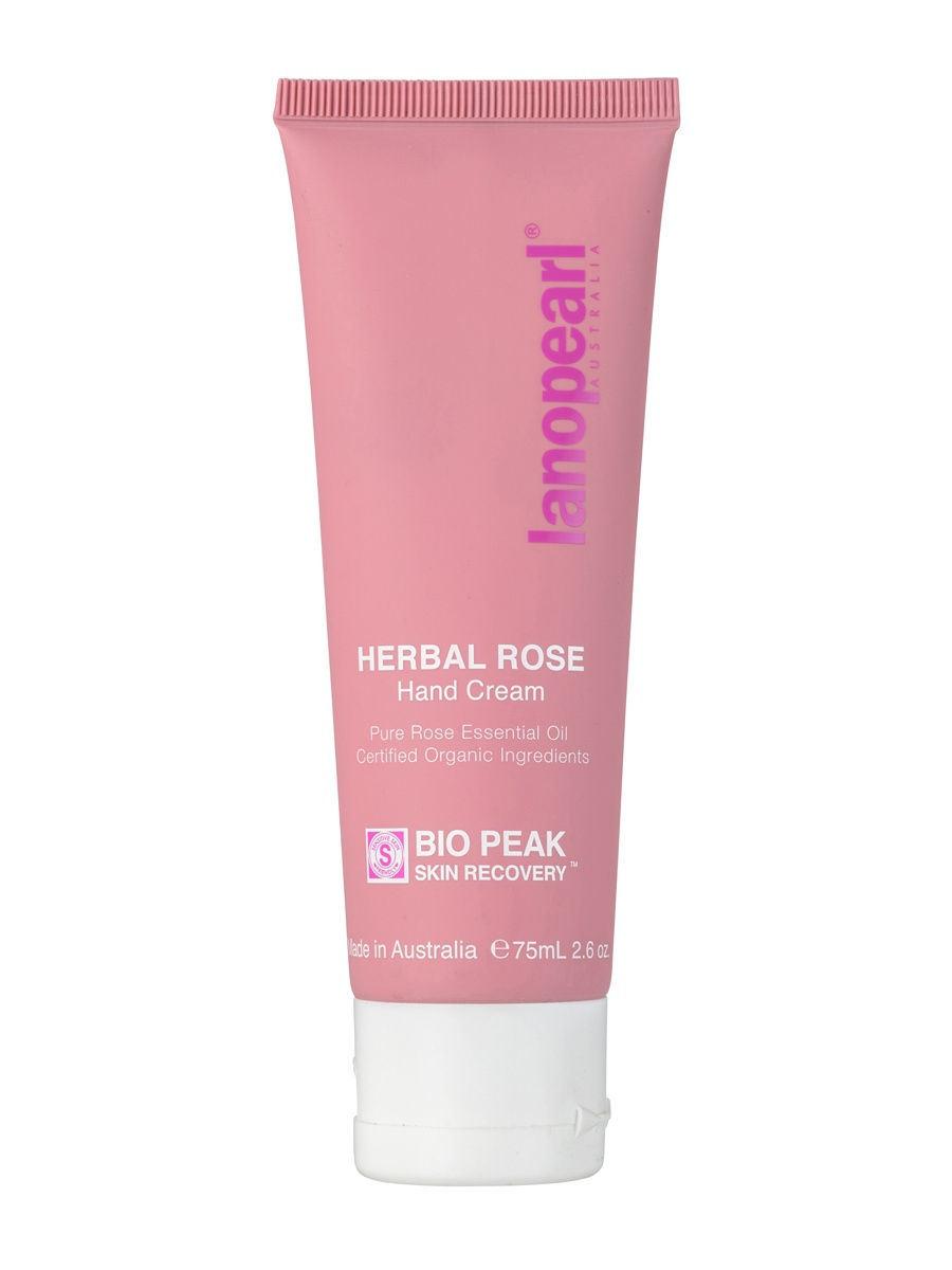 фото Lanopearl крем для рук с маслом розы herbal rose, 75 мл