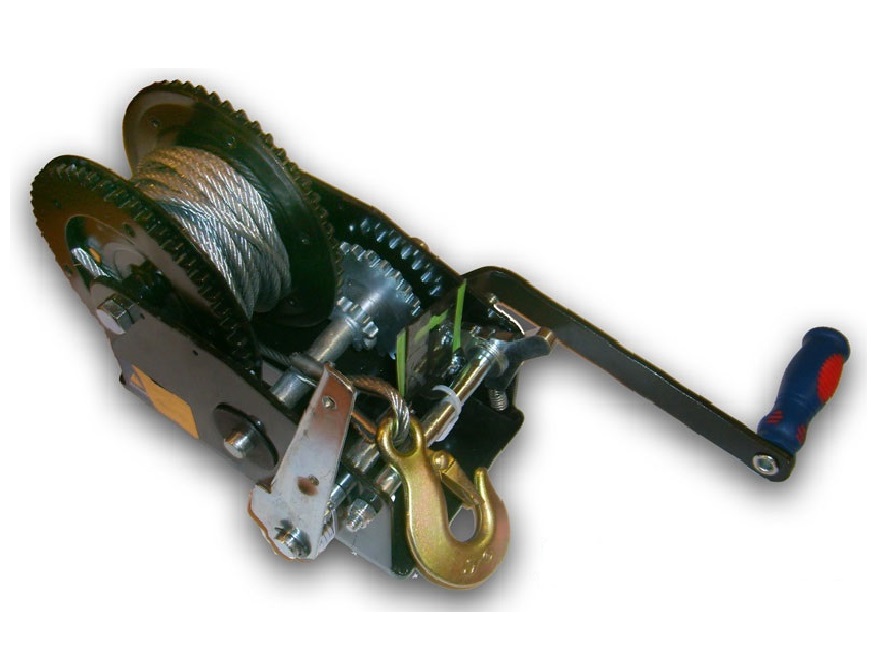 фото Лебедка катушка (трос) с тормозом 1454 кг 9м х 6мм skrab 26458