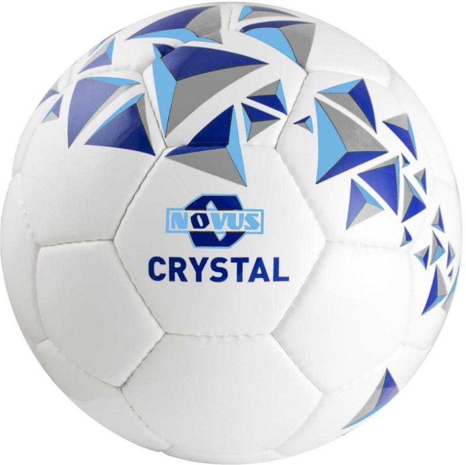 

Футбольный мяч Novus Crystal №5 белый/голубой/синий, Crystal