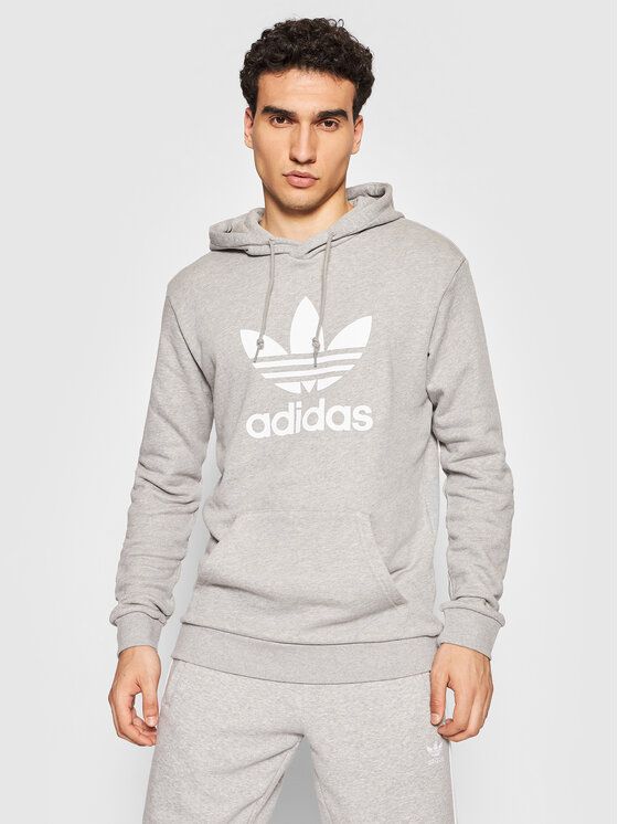 Худи мужское Adidas 0000208119368 серое M