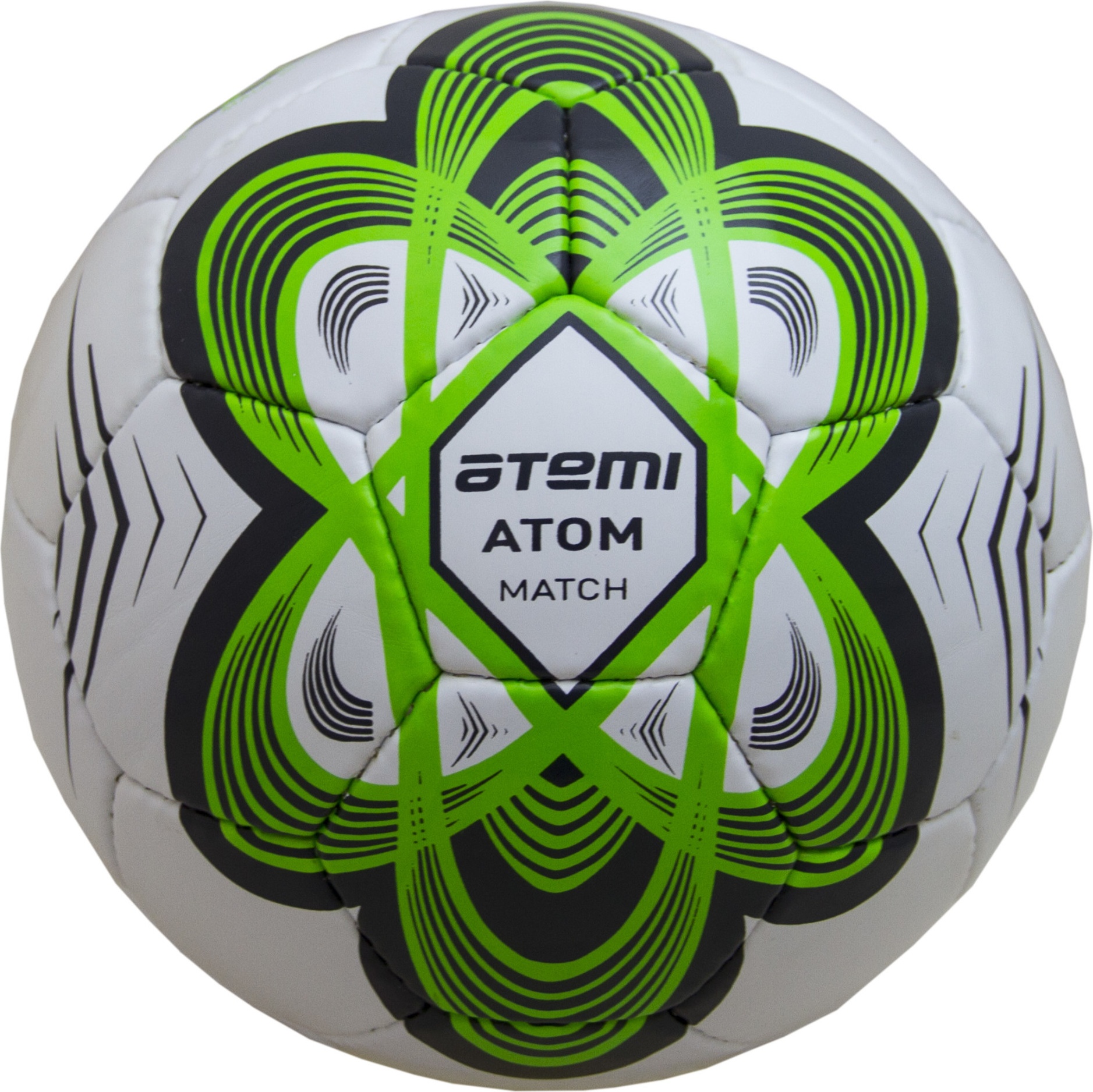 фото Футбольный мяч atemi atom pu №5 green