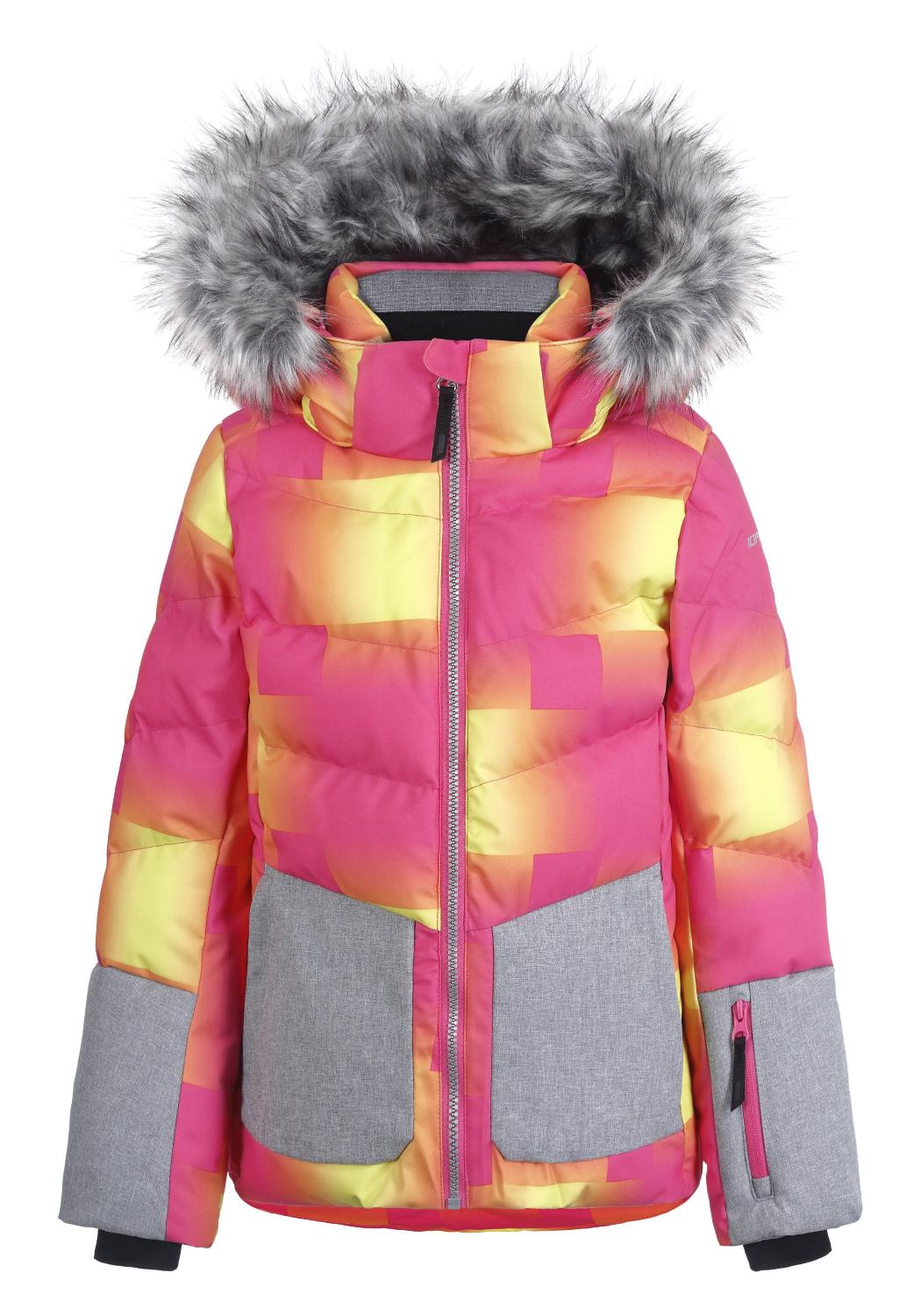 фото Куртка горнолыжная icepeak 2020-21 lomita jr hot pink (рост:122)