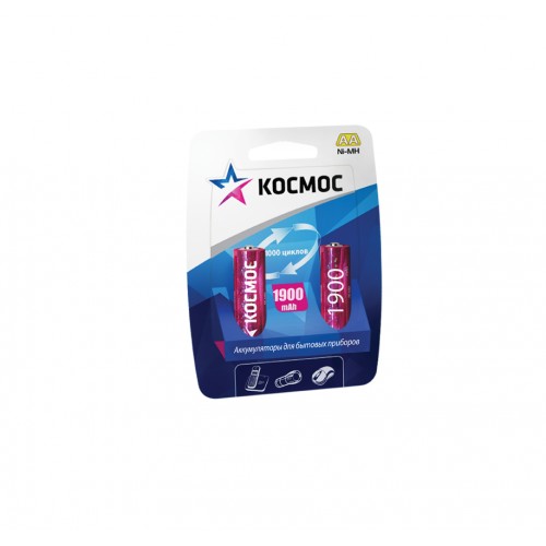 Аккумулятор КОСМОС KOCR6NIMH(1900MAH) AA (LR6)  2шт. пазл castorland космос 500 элементов