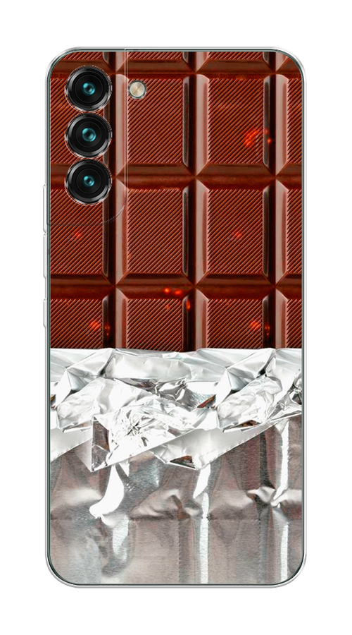

Чехол на Samsung Galaxy S22 Plus "Шоколад в обертке", Коричневый, 2103950-6