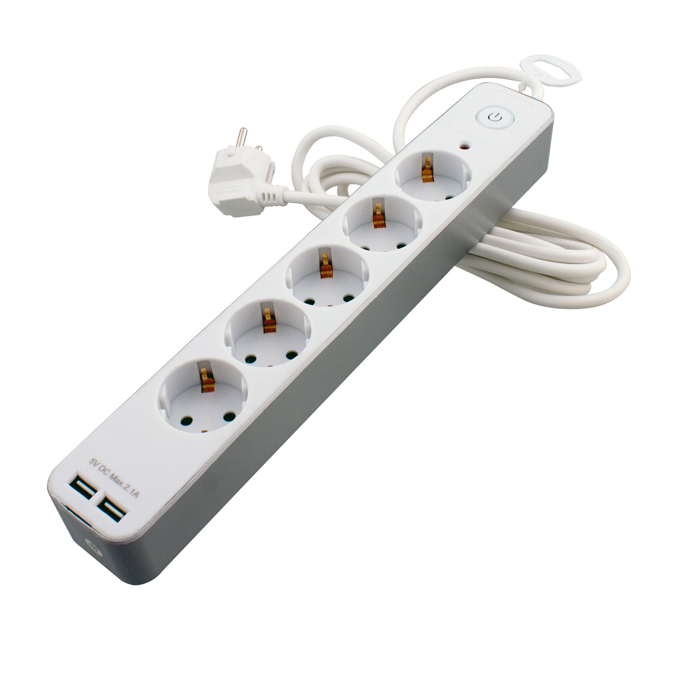 фото Удлинитель старт comfort s 3x3 zd, 3 розетки, 3 м, white/grey