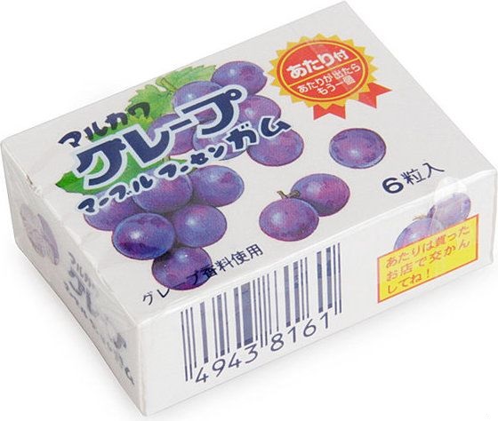 Жевательная резинка MARUKAWA, со вкусом винограда,8,1 гр