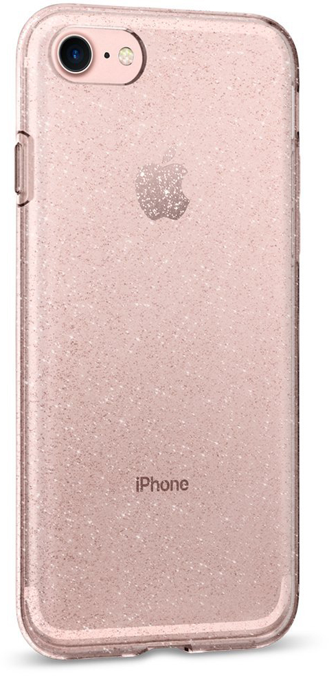 фото Чехол spigen liquid crystal glitter (042cs21419) для iphone 7/8 (rose quartz)