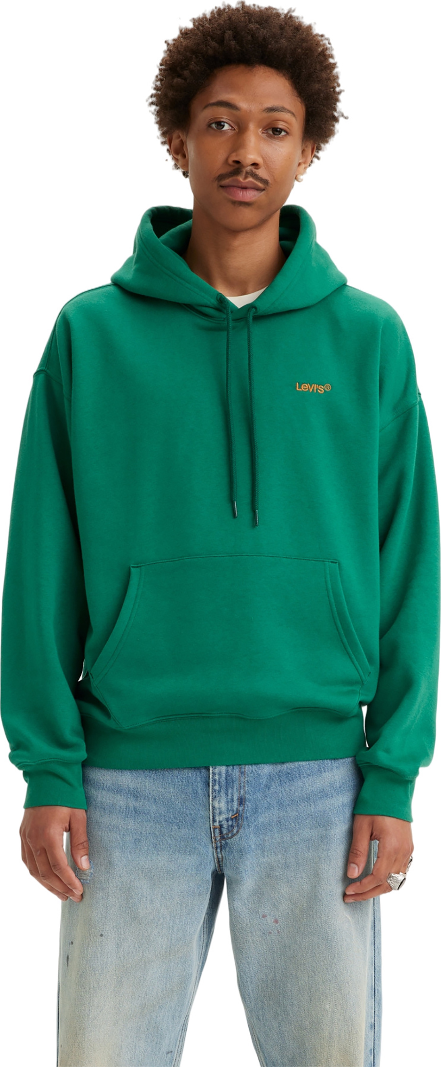 

Худи мужское Levi's A2635-0008 зеленое L, Зеленый, A2635-0008