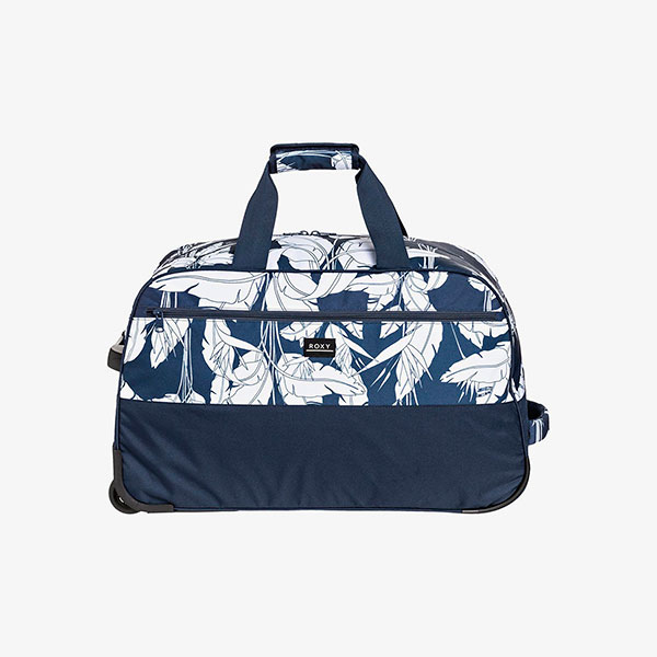 Дорожная сумка женская Roxy Feel It All 66L mood indigo flying flowers, 37х60х30 см