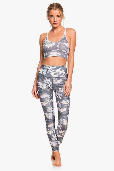 

Спортивные леггинсы женские Roxy Night Fall ERJNP03299 серые L, Night Fall ERJNP03299
