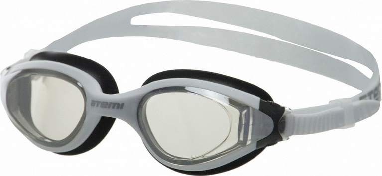 Очки для плавания Atemi N9303M белые/черные