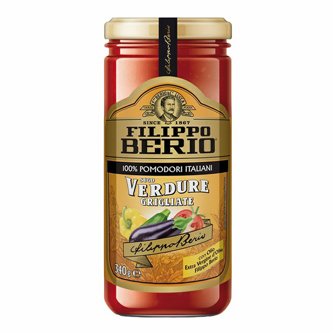 Соус Filippo Berio Томатный с овощами на гриле 340 г