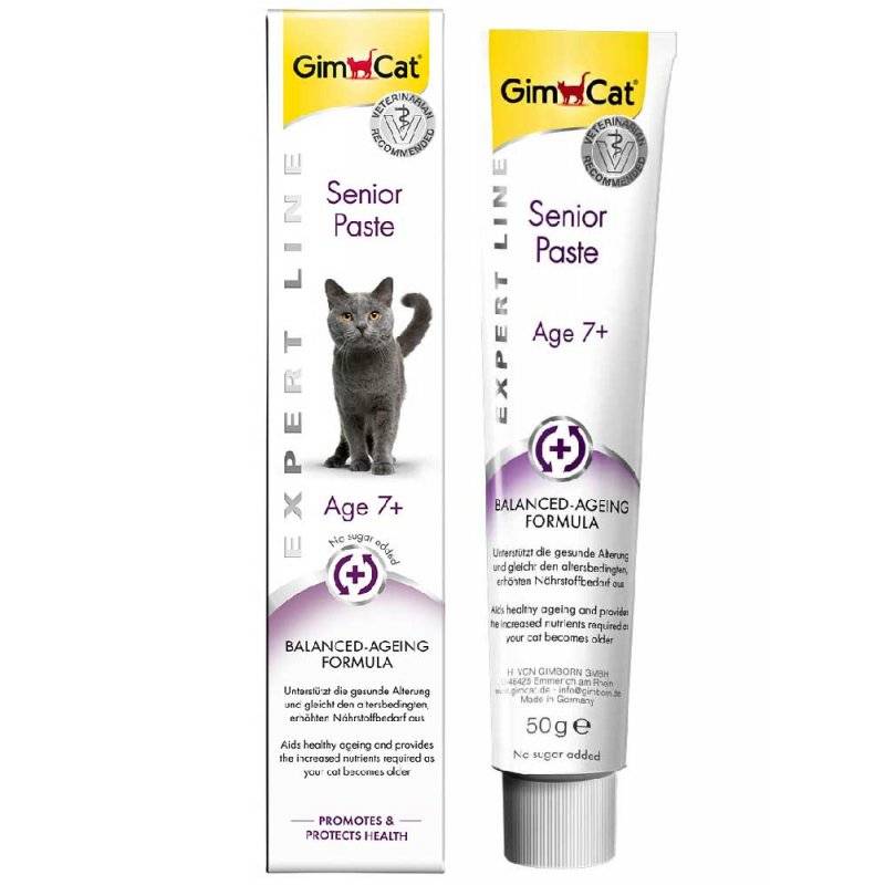 

Паста Gimcat Expert Line Сеньор для кошек 50 г, Expert Line Сеньор для кошек 50 г
