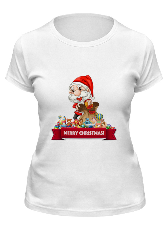 

Футболка женская Printio Christmas белая XL, Christmas