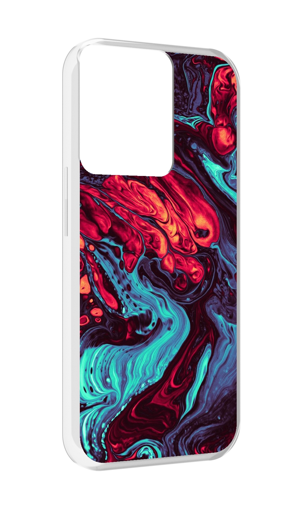 

Чехол MyPads разбавленная краска для OPPO Reno 8, Прозрачный, Tocco