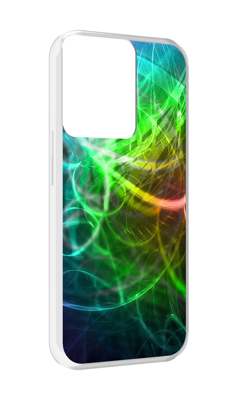 

Чехол MyPads разноцветная-абстракция-линиями для OPPO Reno 8, Прозрачный, Tocco