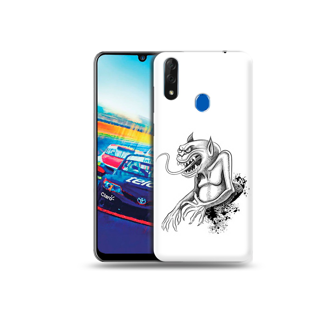 

Чехол MyPads Tocco для ZTE Blade V10 чорт (PT136503.455.692), Прозрачный, Tocco