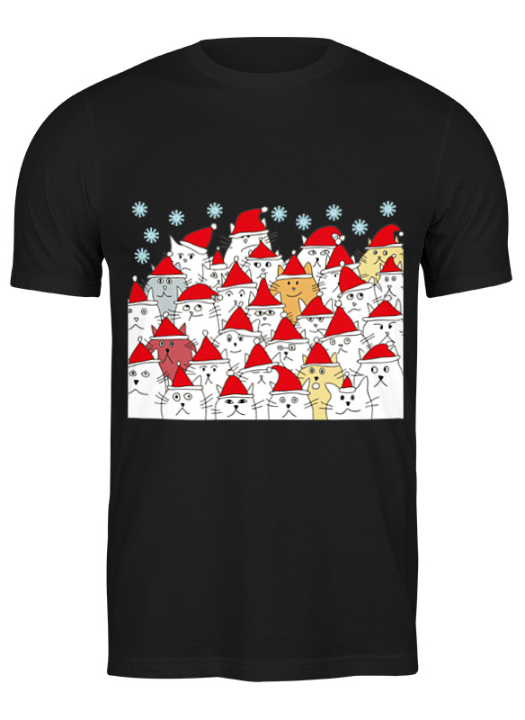 

Футболка мужская Printio Новый год! черная XL, Черный, Новый год!