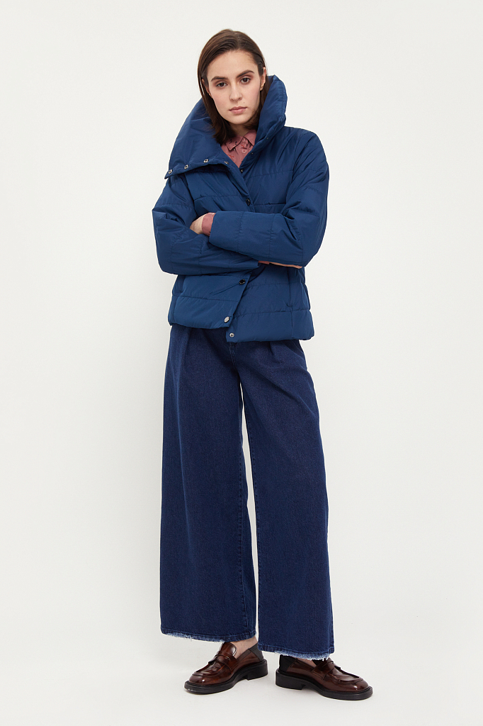 фото Куртка женская finn flare b21-12066 синяя m