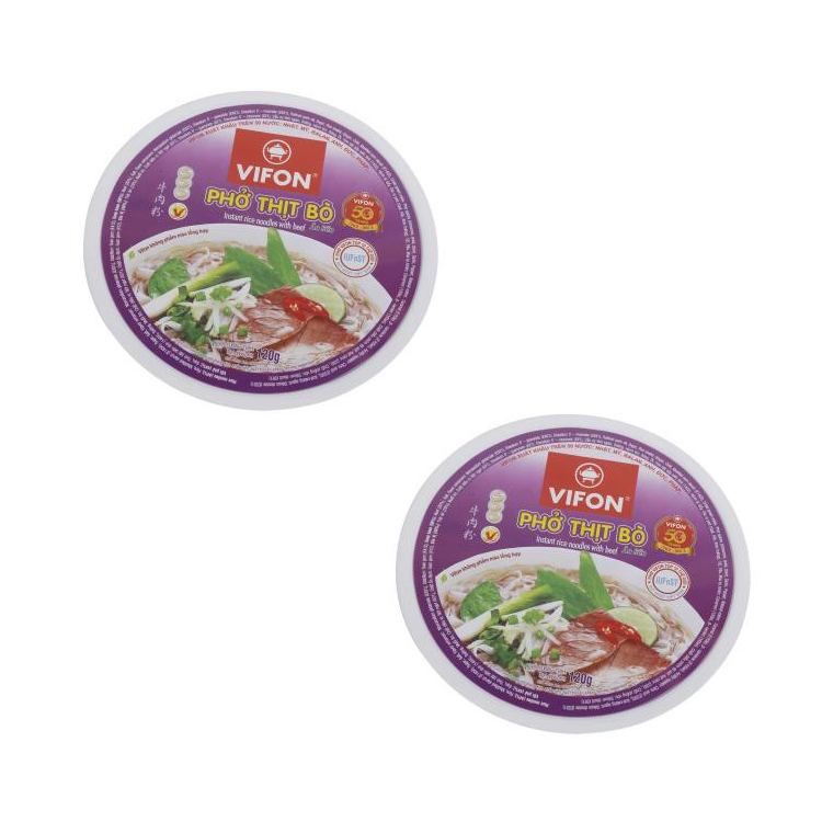 

Суп быстрого приготовления ФО с говядиной VIFON (2 шт. по 120 г)