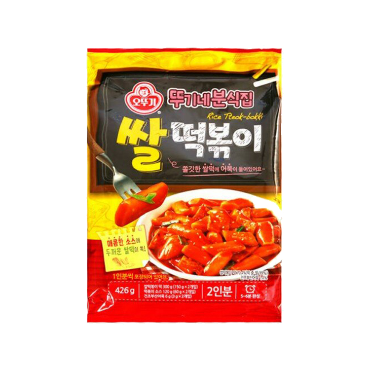 

Рисовые палочки Rice Tteok-bokki с острым соусом, 426 г