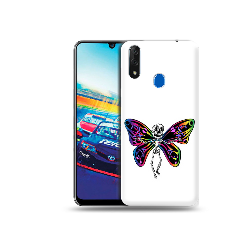 

Чехол MyPads Tocco для ZTE Blade V10 эффект бабочки (PT136503.455.701), Прозрачный, Tocco
