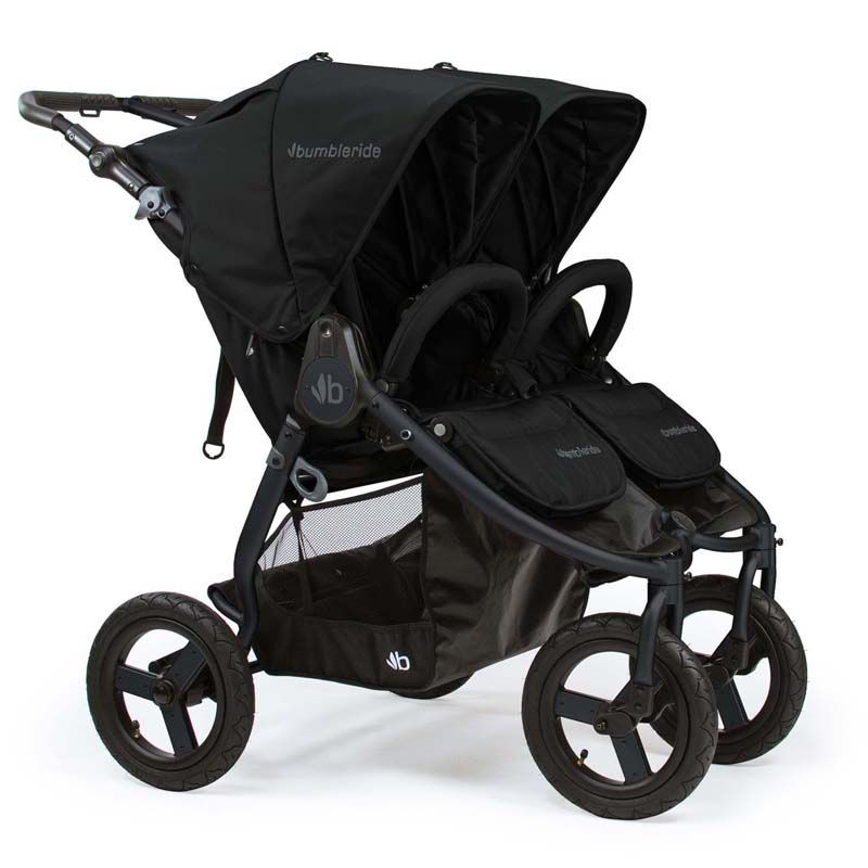 фото Коляска для двойни bumbleride indie twin matte black