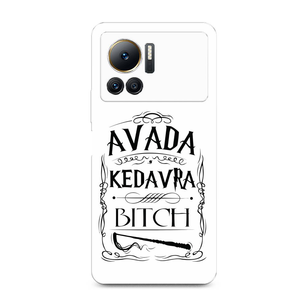 

Чехол на Infinix Note 12 VIP "Avada kedavra bitch", Белый;серый;черный, 3101950-6