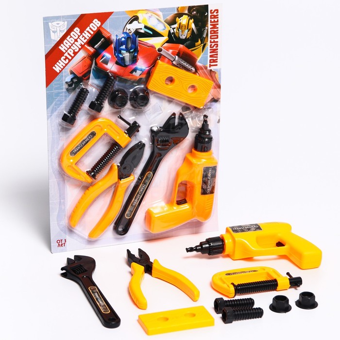 

Hasbro с инструментами, 9 предметов, Трансформеры, с инструментами, 9 предметов, Трансформеры