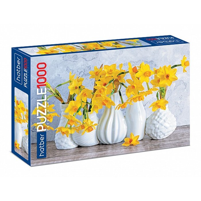 

Hatber 1000 деталей, Premium, Нежные букеты, 1000 деталей, Premium, "Нежные букеты"