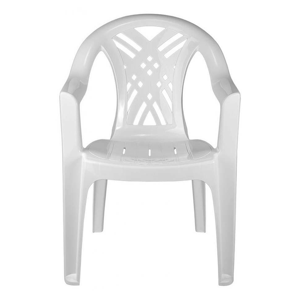 фото Кресло для отдыха каждый день 60х66х84 см белое