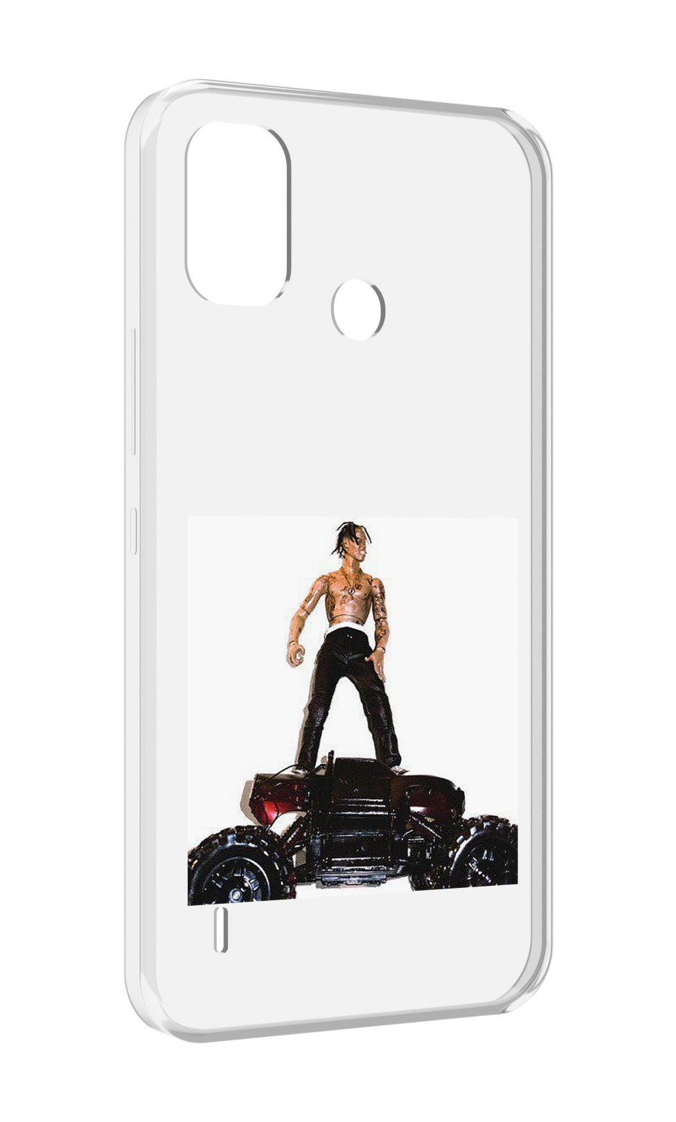 

Чехол MyPads Travis Scott - Rodeo для Itel A48, Прозрачный, Tocco