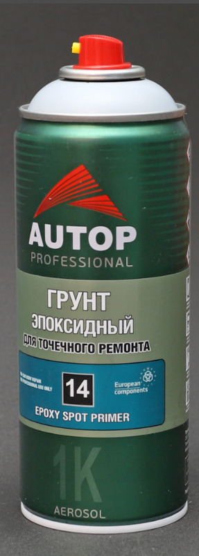 AUTOP Professional Грунт эпоксидный для точечного ремонта 14 серый аэрозоль 520 мл 949₽