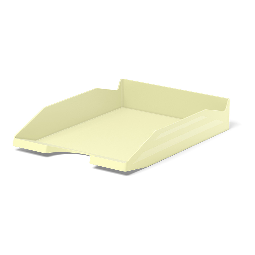 

Лоток для бумаг пластиковый ErichKrause Office, Pastel, желтый