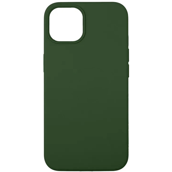 фото Силиконовый чехол для apple iphone 13 soft case темно зеленый zibelino