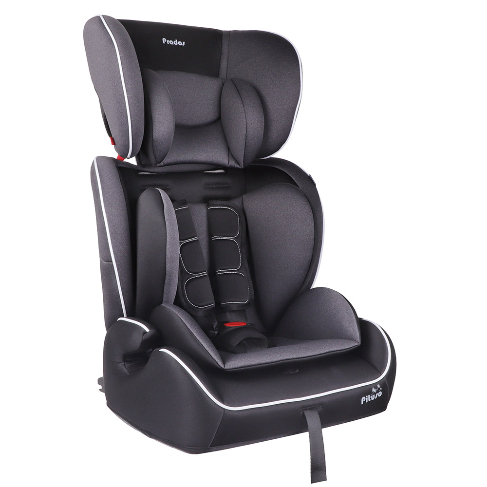 фото Pituso удерживающее устройство для детей 9-36 кг prados isofix dark grey/темно-серый