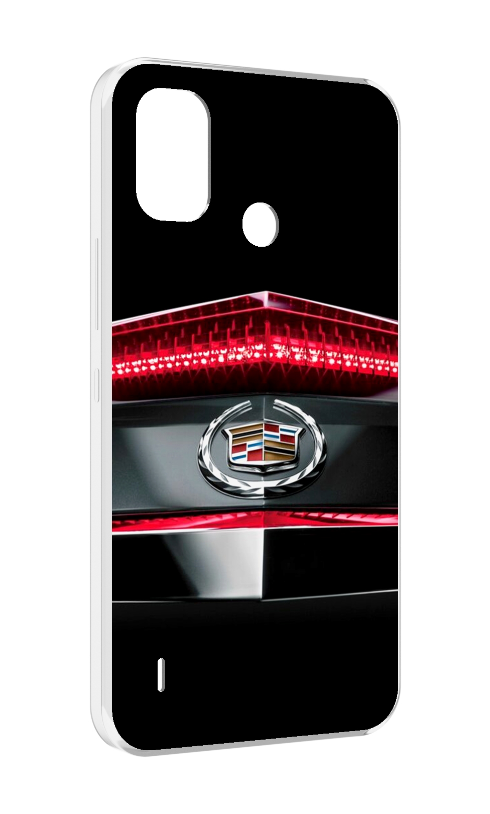 

Чехол MyPads cadillac-1 мусжкой для Itel A48, Прозрачный, Tocco