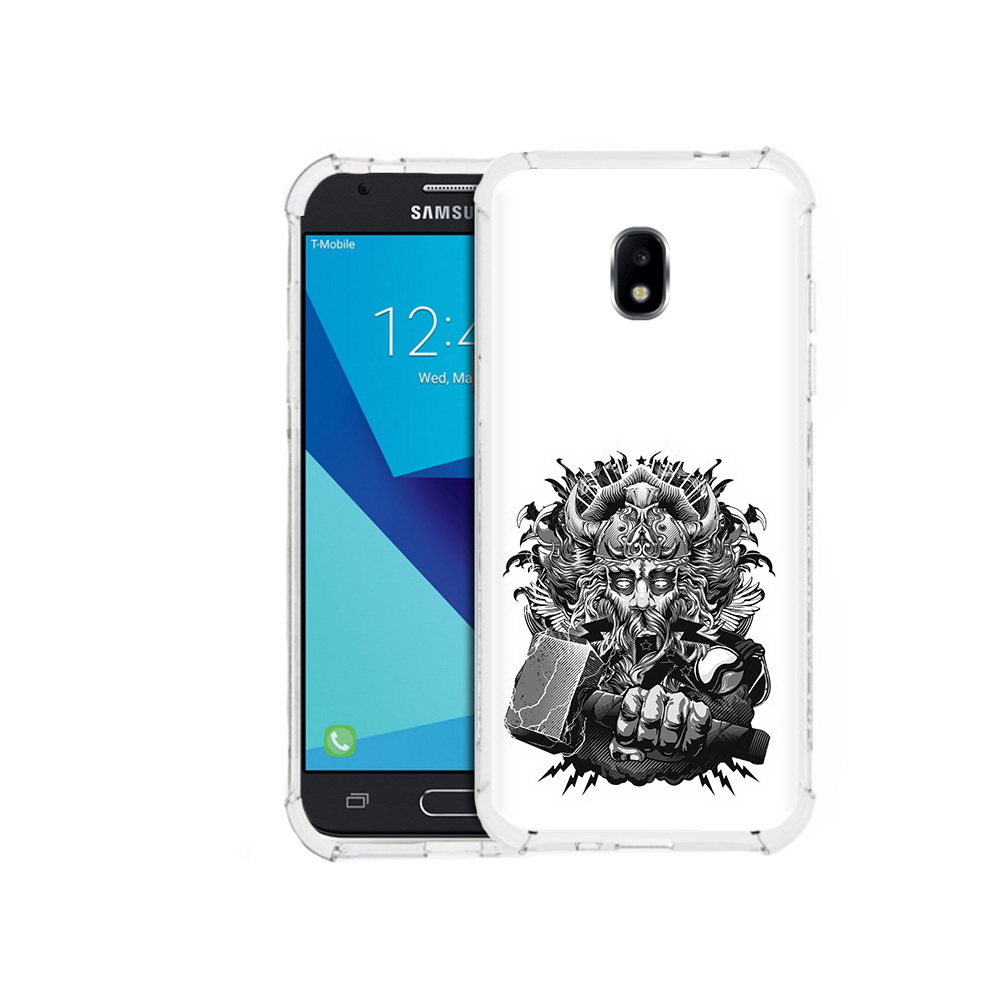 

Чехол MyPads Tocco для Samsung Galaxy J3 (2017) злой тор (PT74067.575.363), Прозрачный, Tocco