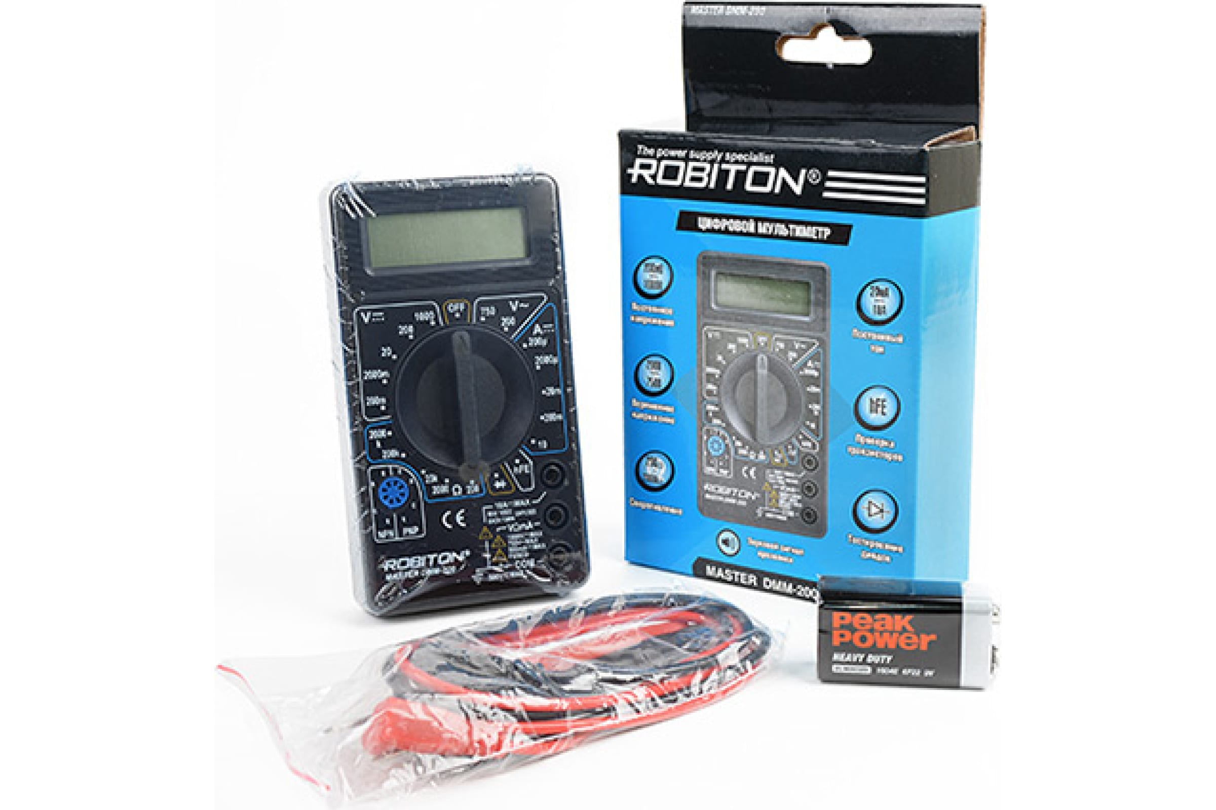 Мультиметр ROBITON MASTER DMM-200 BL1