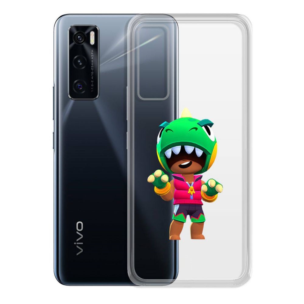 

Чехол-накладка Brawl Stars-Дино Леон для Vivo V20 SE