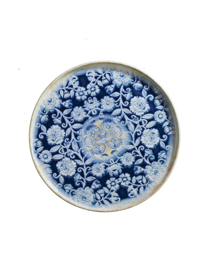 

Тарелка сервировочная Kutahya Blue Blanc, фарфоровая, 20 см, 311072]RSW, тарбланк072