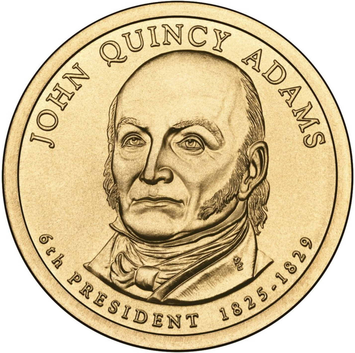 Монета США 1 доллар 2008 года “6-й президент Джон Куинси Адамс”, CashFlow Store