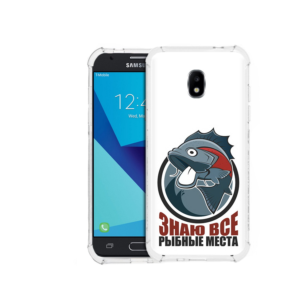 

Чехол MyPads Tocco для Samsung Galaxy J3 (2017) знаю все рыбные места (PT74067.575.367), Прозрачный, Tocco