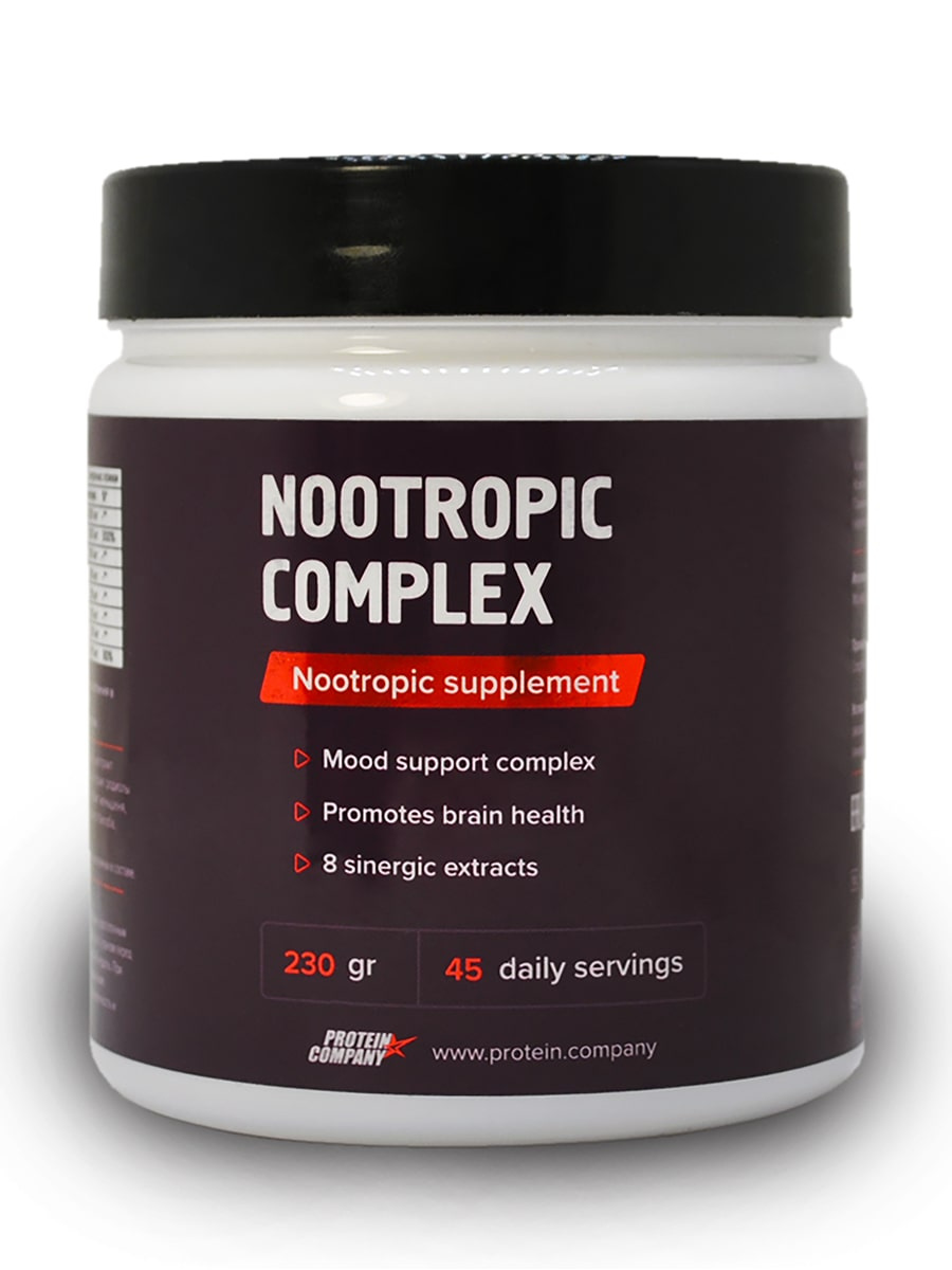 

Комплекс ноотропов Nootropic complex PROTEIN.COMPANY вкус натуральный, Nootropic complex